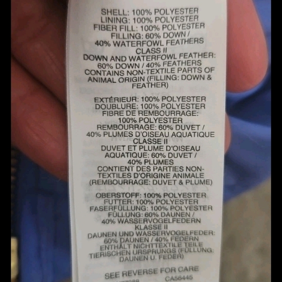 J.Crew Womens Mountain Puffer Perrywinkle Blue Quilted Lightweight Down Vest M - Picture 9 of 15